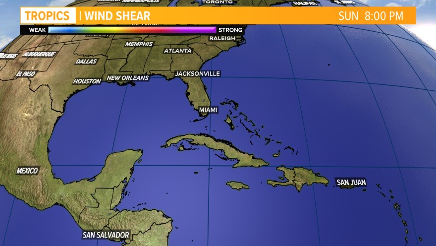 Tropics Wind Shear