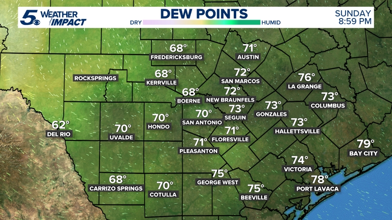 Texas Dewpoints