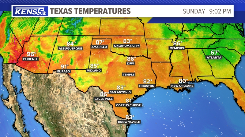 Texas Temperatures